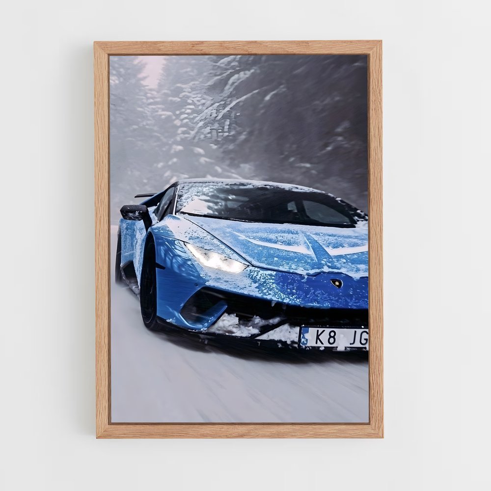 Poster Vitesse Polaire – affiche Lamborghini (vue 4)